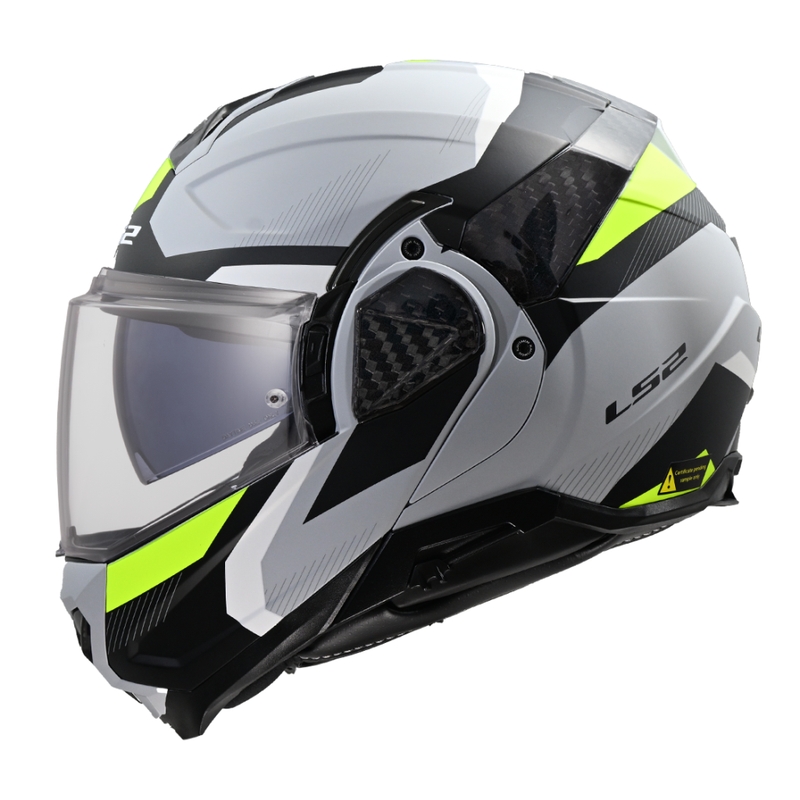 Casque moto modulable LS2 FF910 Advant II Triple gris clair