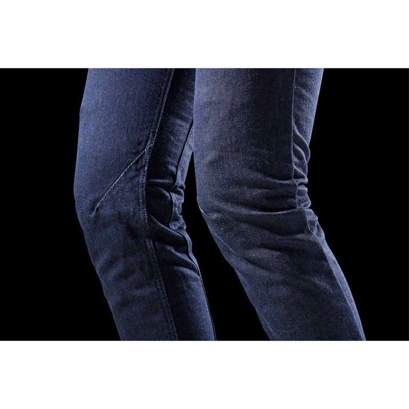 Jean moto femme Furygan Nikita X Kevlar® coupe mom, bleu foncé