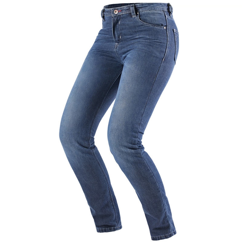 Jean de moto droit pour femme Furygan Kate X Kevlar® bleu