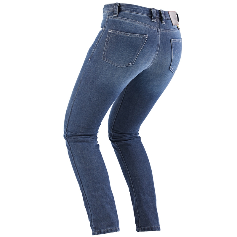 Jean de moto droit pour femme Furygan Kate X Kevlar® bleu