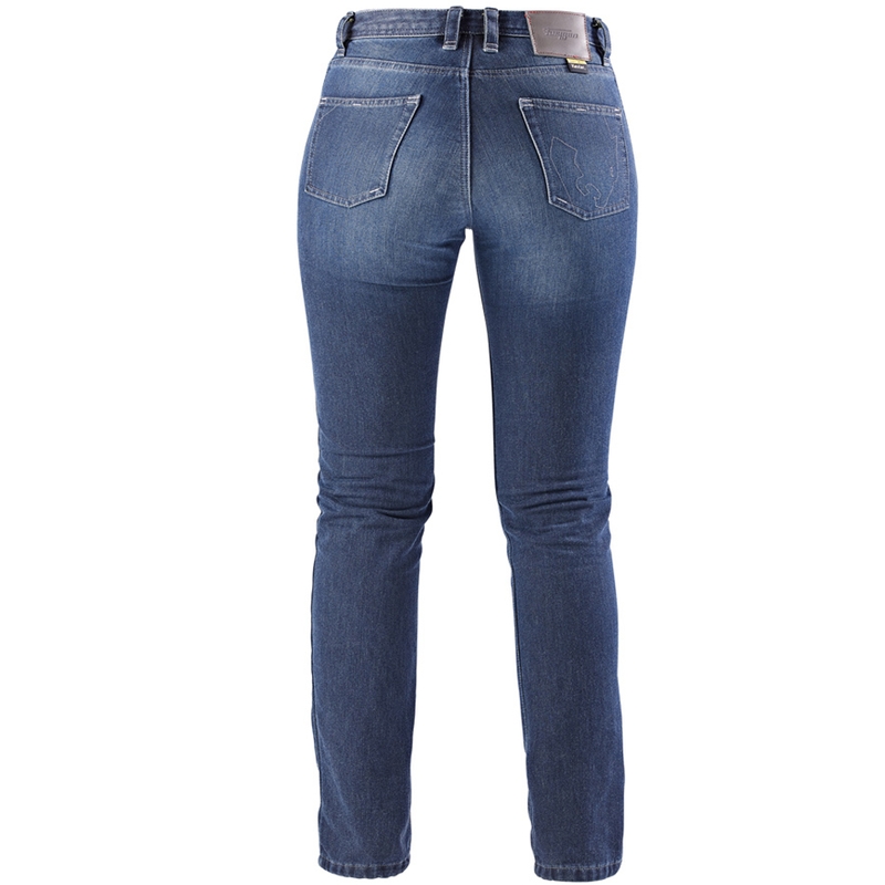 Jean de moto droit pour femme Furygan Kate X Kevlar® bleu