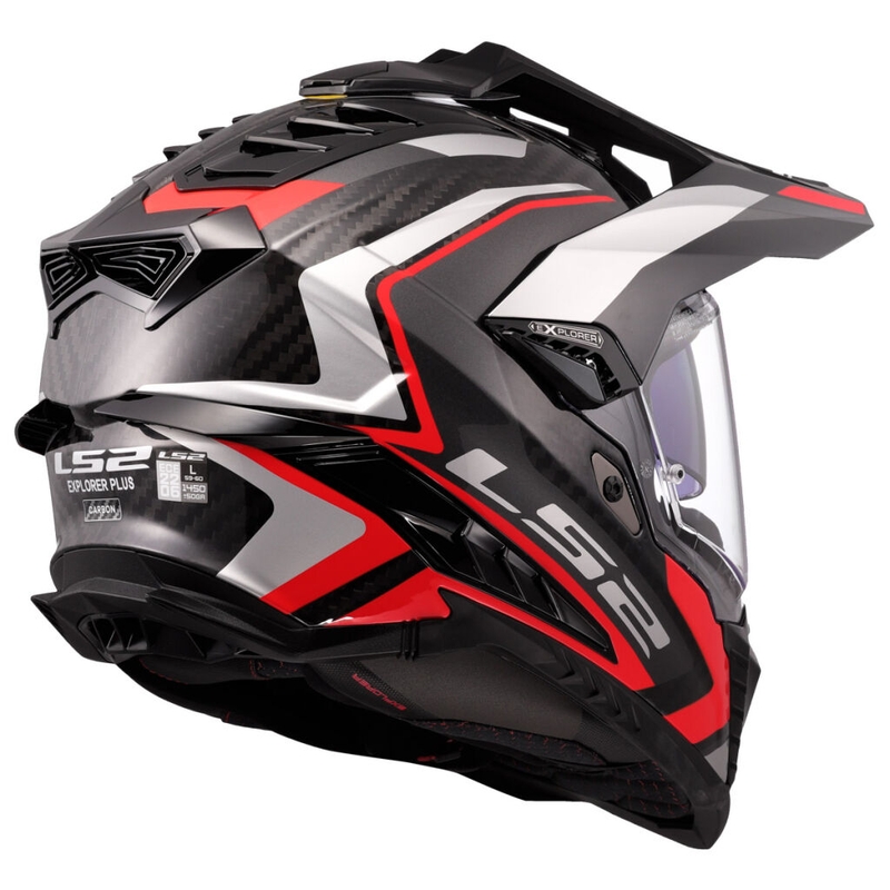 Casque moto enduro LS2 MX701 Explorer C Frontier II rouge