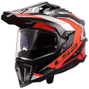 Casque moto enduro LS2 MX701 Explorer C Frontier II orange