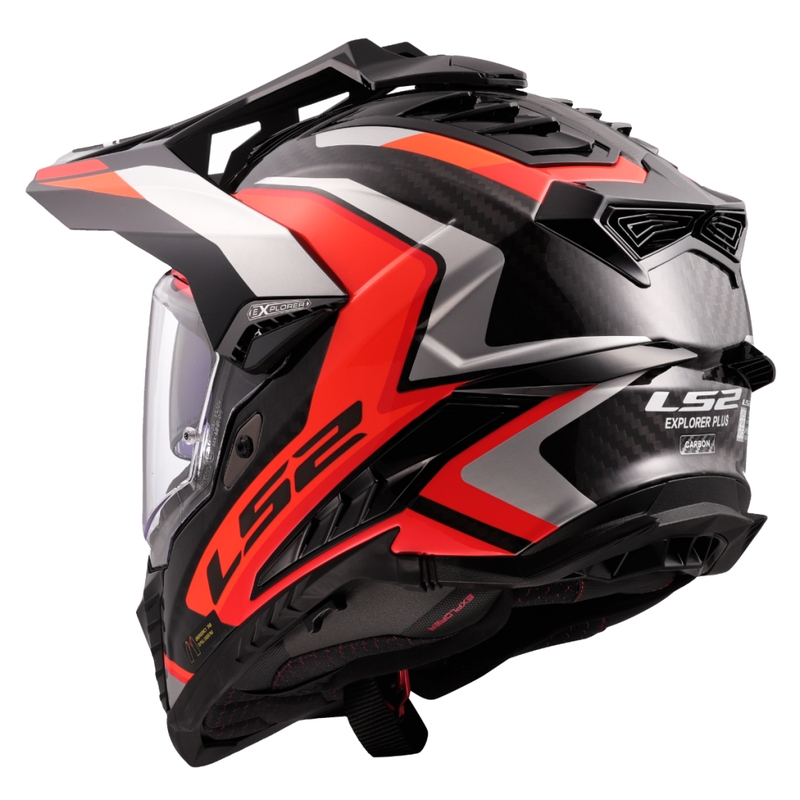 Casque moto enduro LS2 MX701 Explorer C Frontier II orange