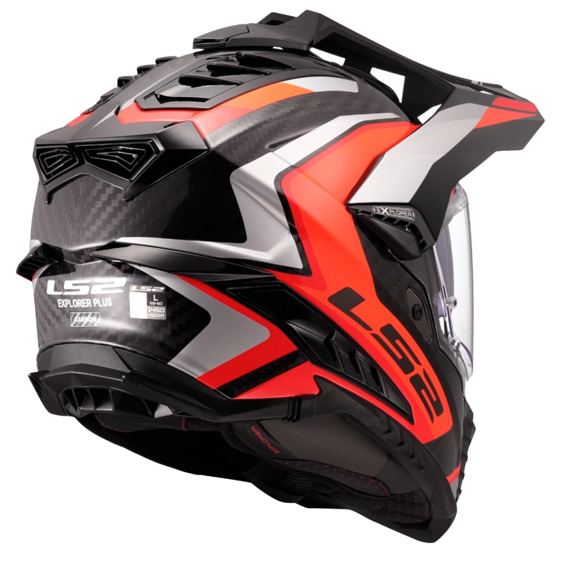 Casque moto enduro LS2 MX701 Explorer C Frontier II orange
