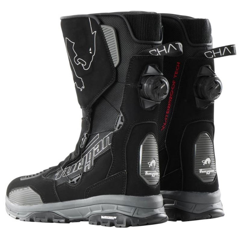 Bottes de moto Furygan Chattan D3O® WP Noir