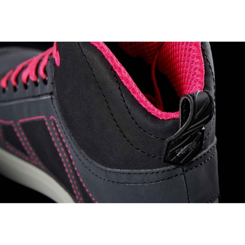 Bottes moto Furygan Angie D3O® noir-rose