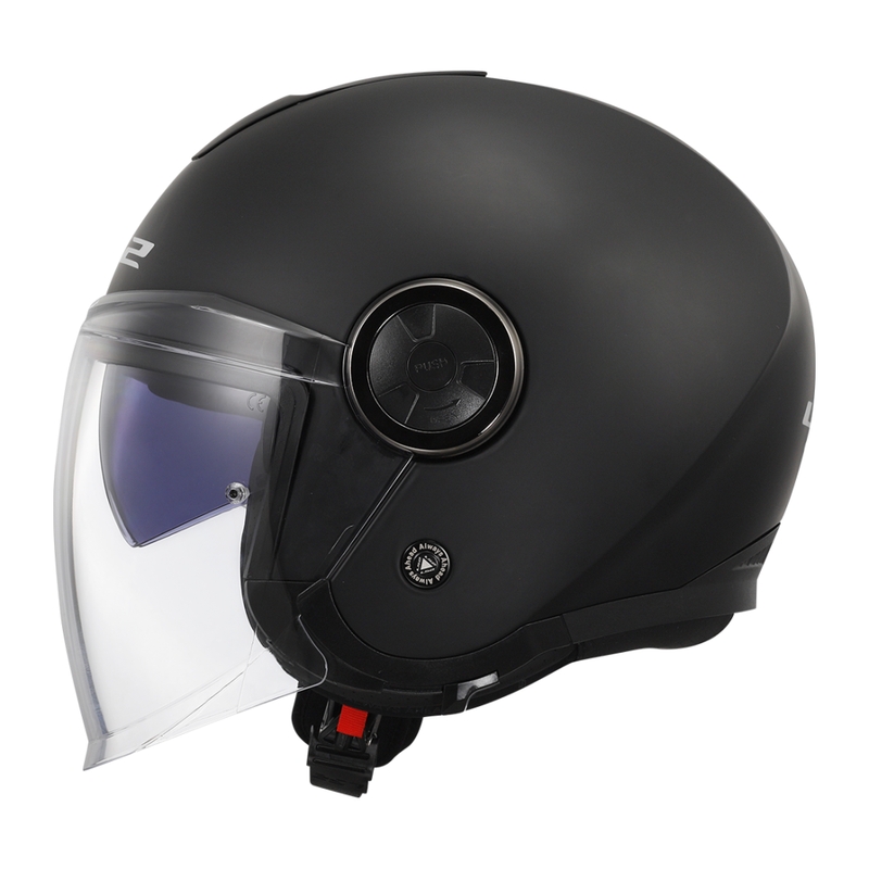 Casque moto jet LS2 OF620 Classy Solid noir mat