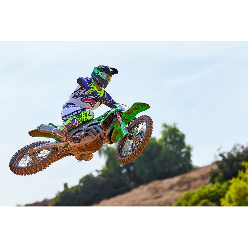 Pantalon motocross Alpinestars Supertech édition limitée Dirt Studios blanc-violet-rose-jaune fluo