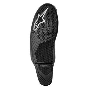 Semelle de botte moto Alpinestars Supertech R noir-blanc