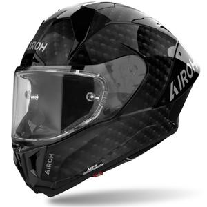 Casque moto intégral Airoh GP800 FIM Carbon noir