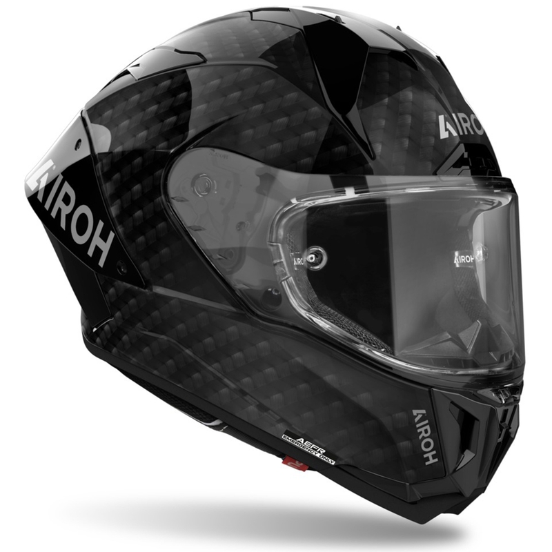 Casque moto intégral Airoh GP800 FIM Carbon noir