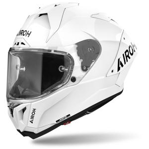 Casque moto intégral Airoh GP800 FIM Carbon blanc