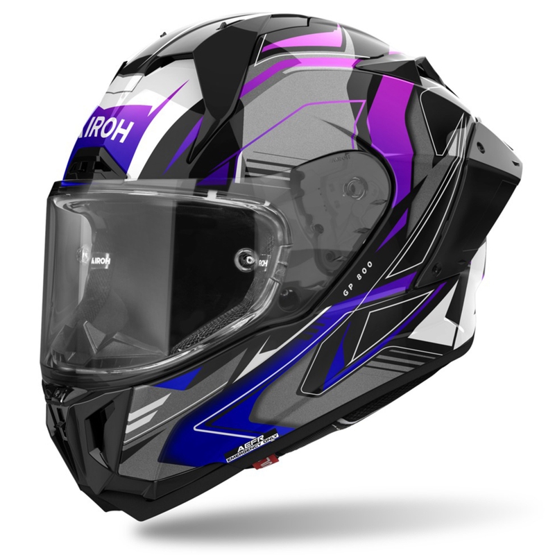 Casque moto intégral Airoh GP800 Must bleu