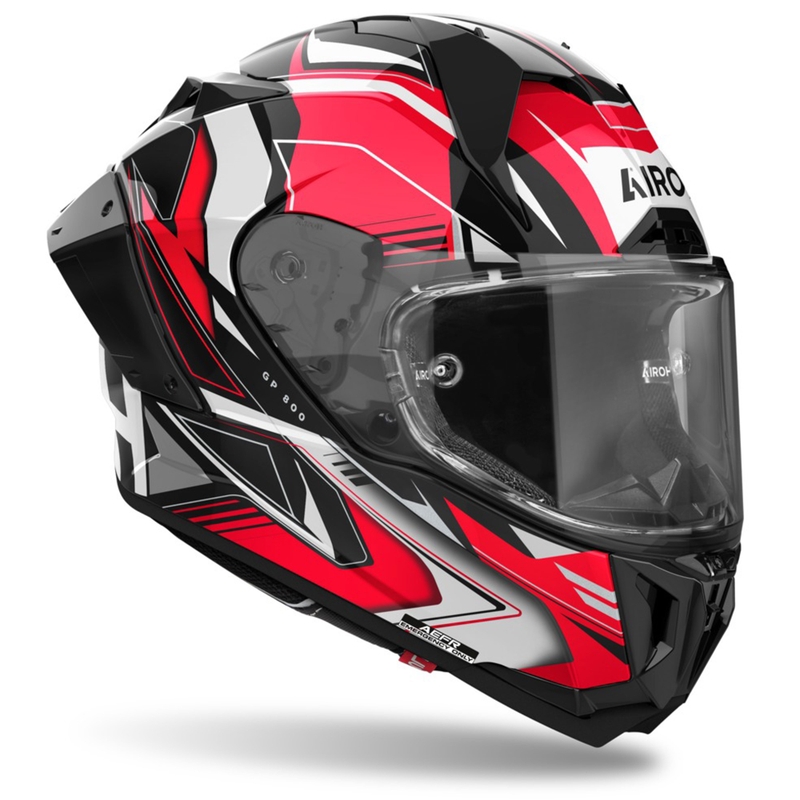 Casque moto intégral Airoh GP800 Must rouge