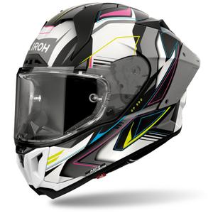 Casque moto intégral Airoh GP800 Must multicolore mat