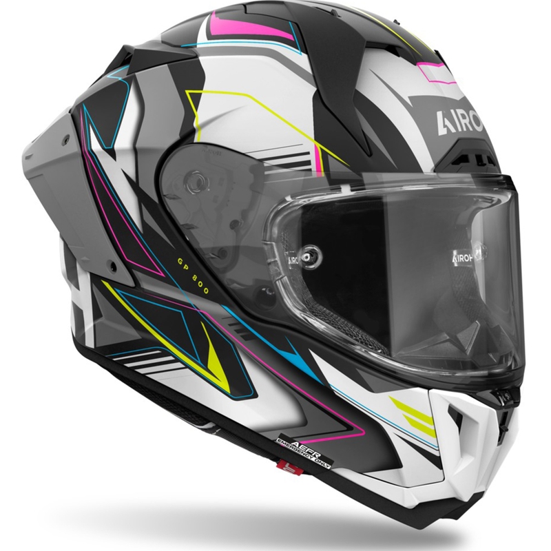 Casque moto intégral Airoh GP800 Must multicolore mat
