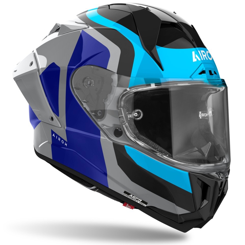 Casque moto intégral Airoh GP800 Competition bleu