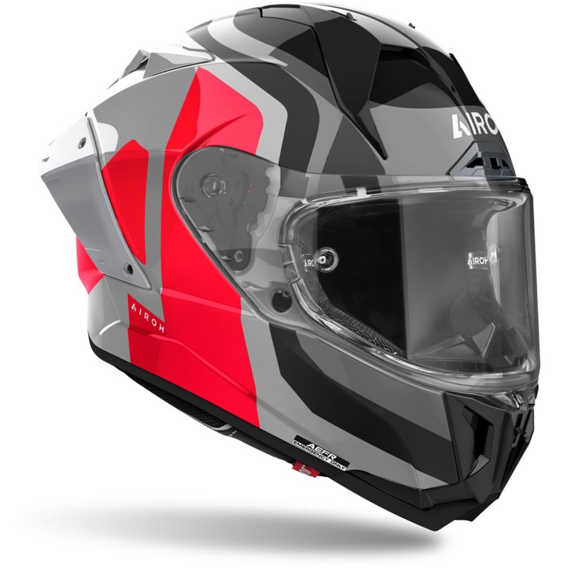 Casque moto intégral Airoh GP800 Competition rouge