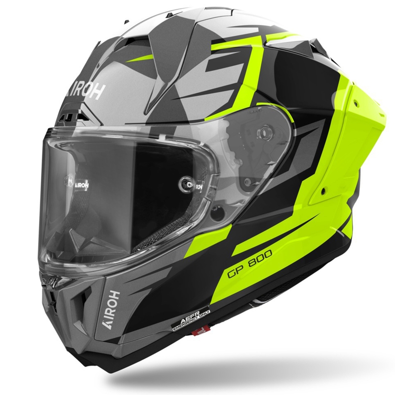 Casque moto intégral Airoh GP800 Master jaune