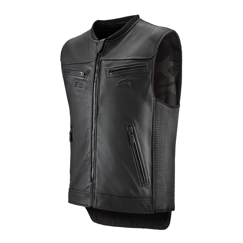 Gilet airbag Alpinestars TECH-AIR®3 V2 LEATHER noir