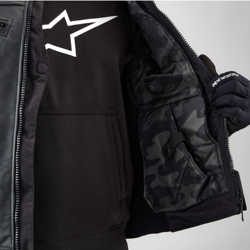 Gilet airbag Alpinestars TECH-AIR®3 V2 LEATHER noir