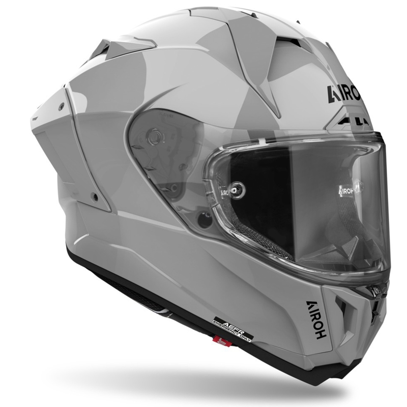 Casque moto intégral Airoh GP800 Color gris ciment