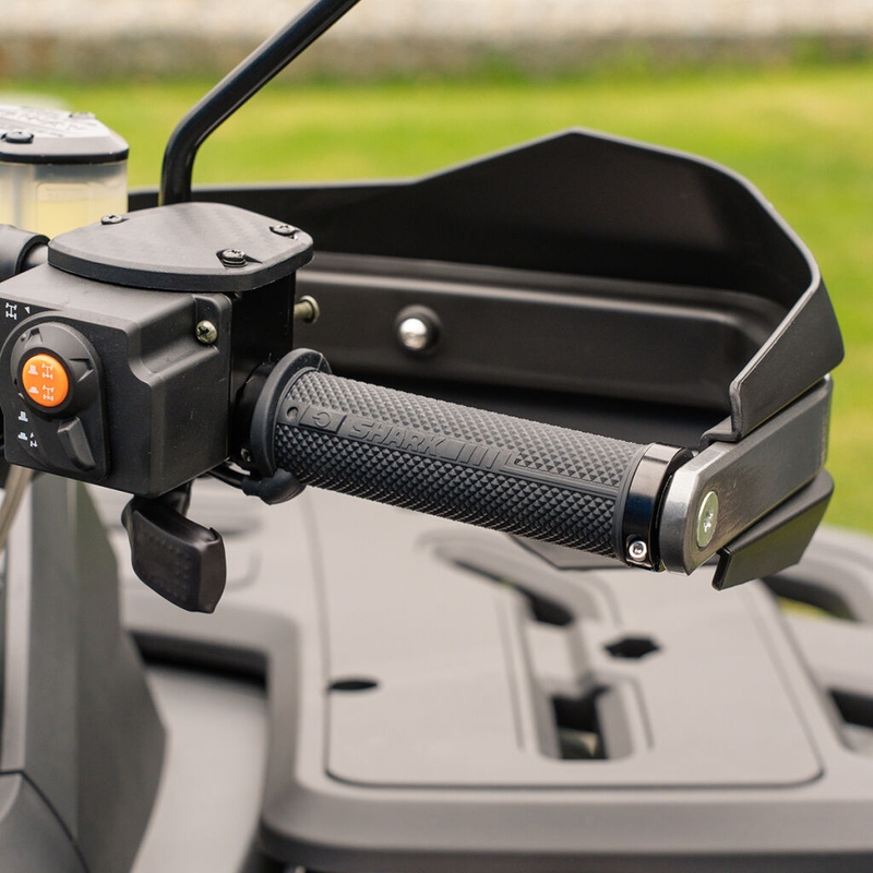 Poignées chauffantes pour VTT SHARK Lock-On avec commandes intégrées + chauffage du pouce et du siège