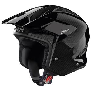 Casque moto trial Airoh TRR 2 Carbon noir