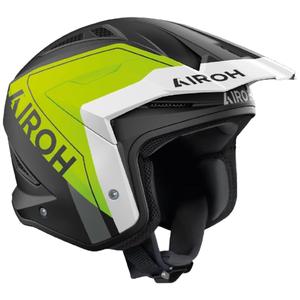 Casque moto trial Airoh TRR 2 Hunt jaune mat