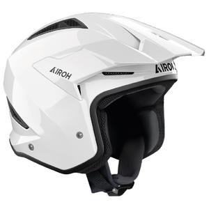 Casque moto trial Airoh TRR 2 Coloris blanc