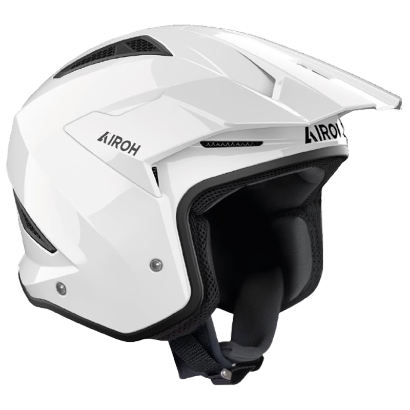 Casque moto trial Airoh TRR 2 Coloris blanc