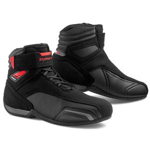 Bottes de moto noir-rouge Stylmartin Vector