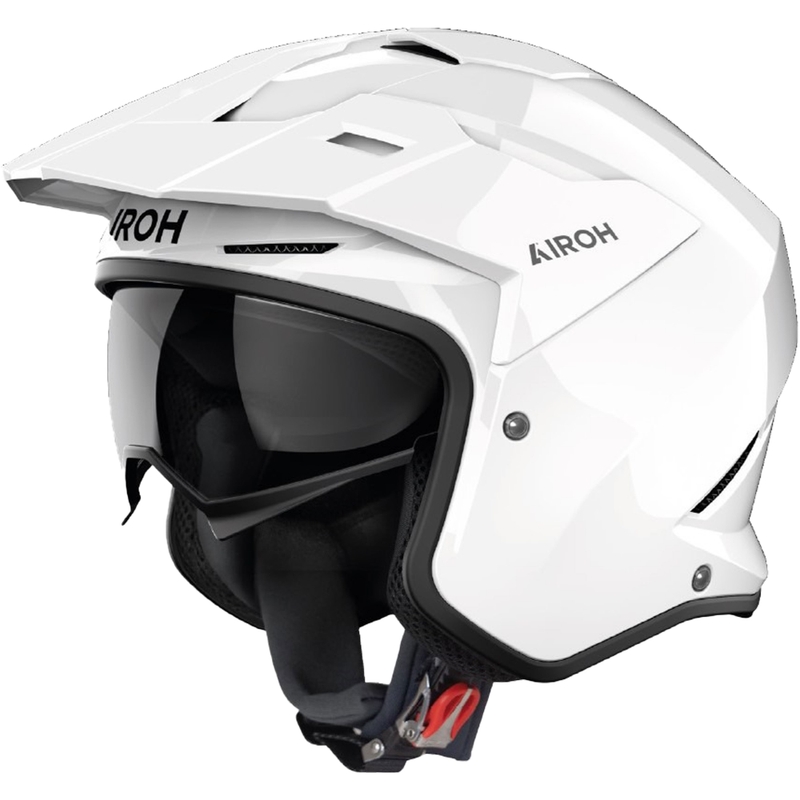 Casque moto trial Airoh Kombakt Couleur blanc