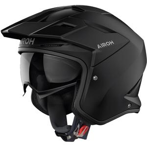 Casque moto trial Airoh Kombakt Couleur noir mat