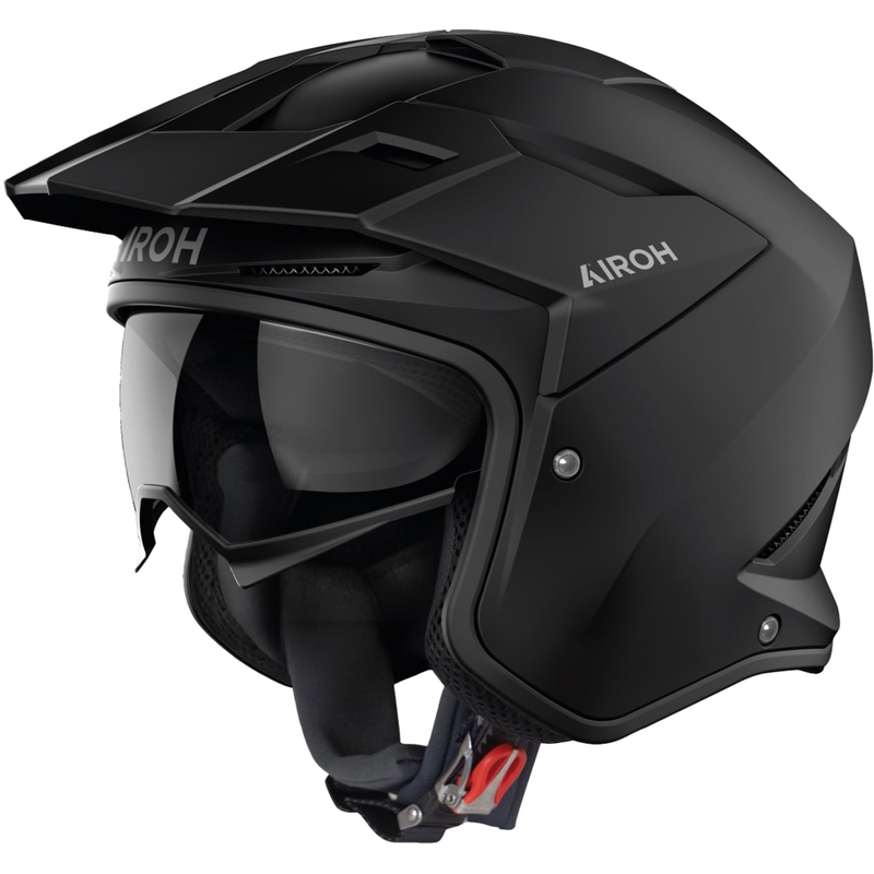 Casque moto trial Airoh Kombakt Couleur noir mat