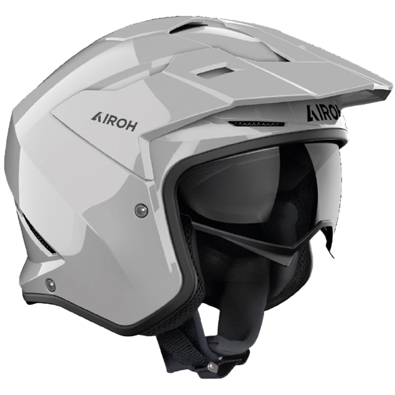 Casque moto trial Airoh Kombakt Couleur gris foncé