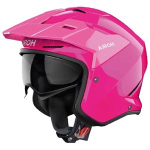 Casque moto trial Airoh Kombakt Couleur rose