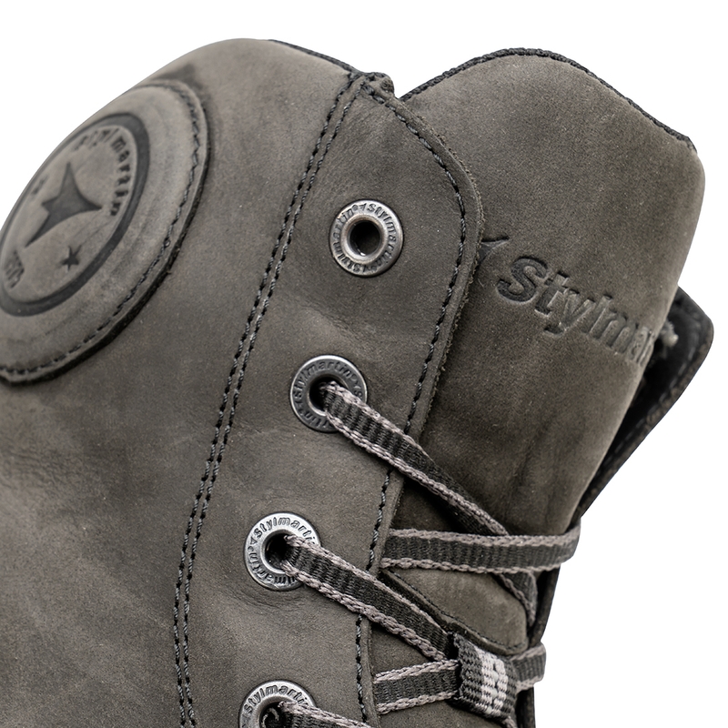 Bottes de moto Stylmartin Tank WP gris foncé