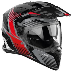 Casque moto enduro Airoh Bandit Spicy rouge