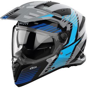 Casque moto enduro Airoh Bandit Spicy bleu