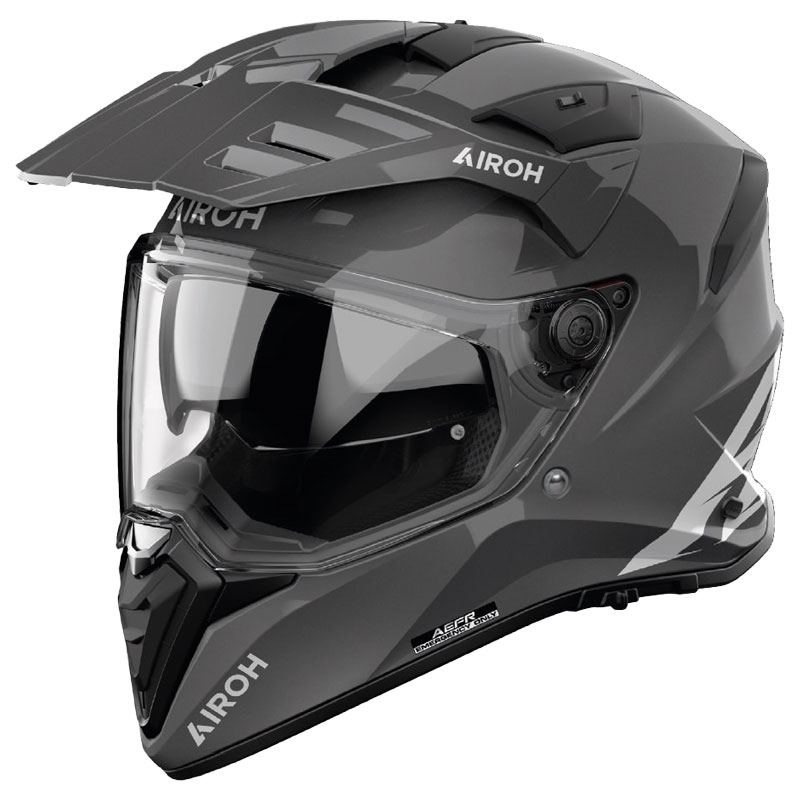 Casque moto enduro Airoh Bandit Couleur gris foncé
