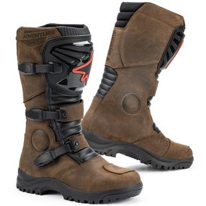 Bottes moto Stylmartin Overlander WP marron
