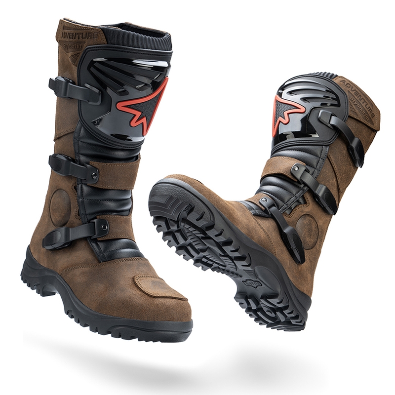 Bottes moto Stylmartin Overlander WP marron