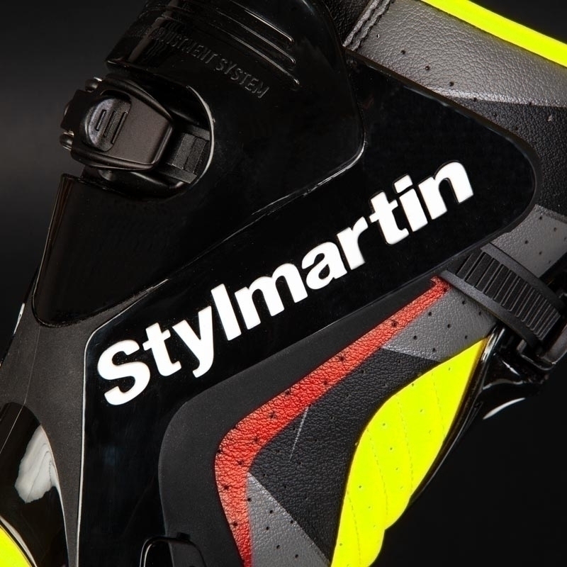 Bottes moto Stylmartin Stealth Evo Air noir-jaune fluo