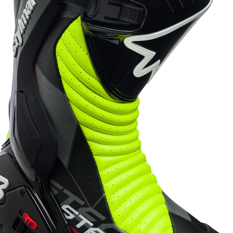 Bottes moto Stylmartin Stealth Evo Air noir-jaune fluo