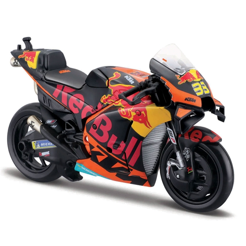 Modèle de moto Maisto Red Bull KTM Factory Racing 2021 #33 Brad Binder 1:18