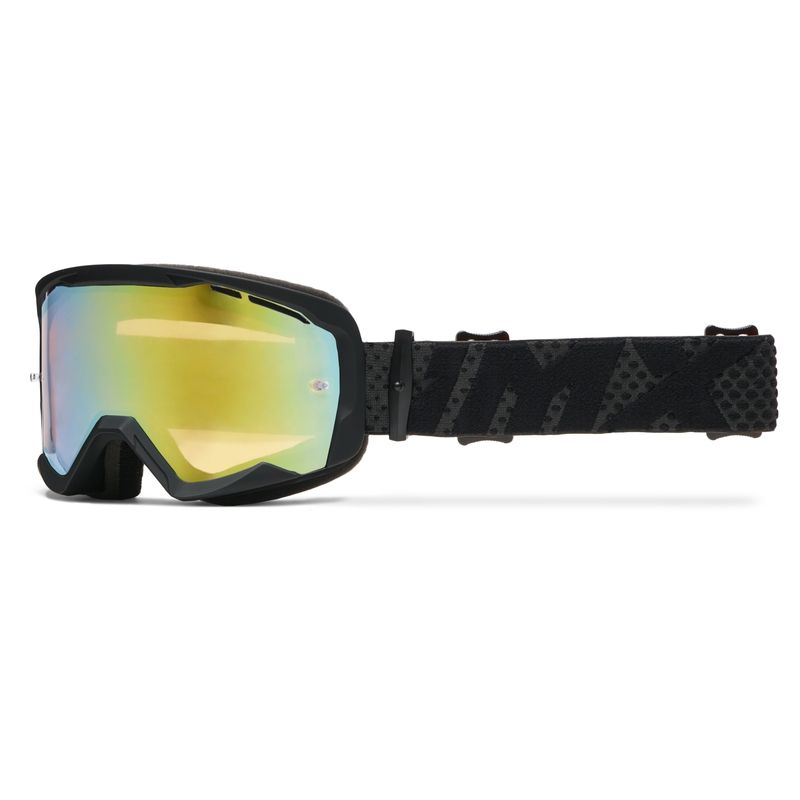 Lunettes de motocross iMX Endurance Flip noir-noir avec plexiglas iridium
