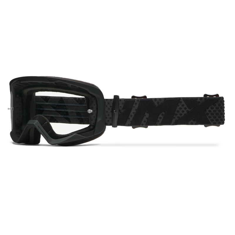 Lunettes de motocross iMX Endurance Flip noir-noir avec plexiglas iridium