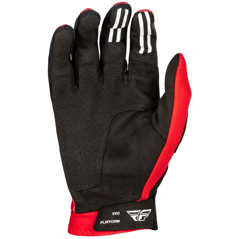 Gants motocross FLY Racing Evolution DST rouge-blanc-noir
